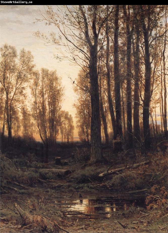 Ivan Shishkin Eventide-Sunset